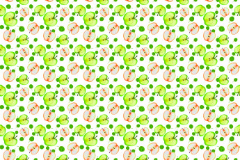 Картинка векторная+графика еда+ food половинка яблоко зор