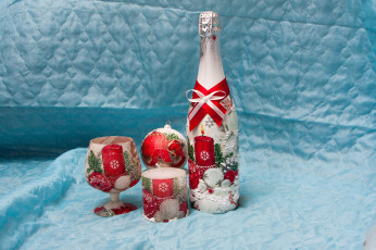 Картинка праздничные угощения шампанское