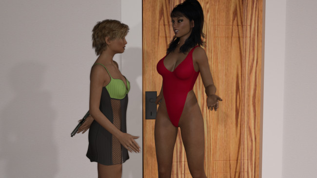 Обои картинки фото 3д графика, люди , people, девушки, взгляд, фон