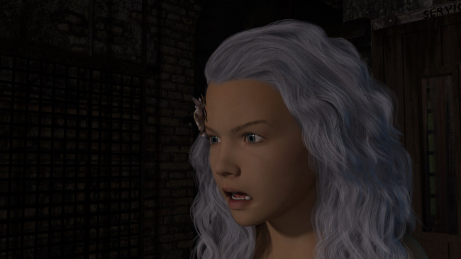 Обои картинки фото 3д графика, портрет , portraits, девушка, взгляд, фон