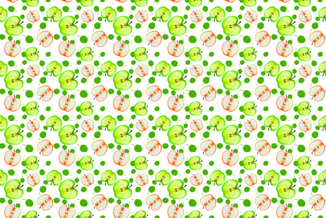 Обои картинки фото векторная графика, еда , food, половинка, яблоко, зор