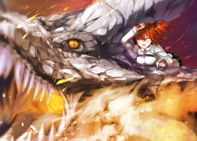 Обои картинки фото аниме, fate, stay night, девушка