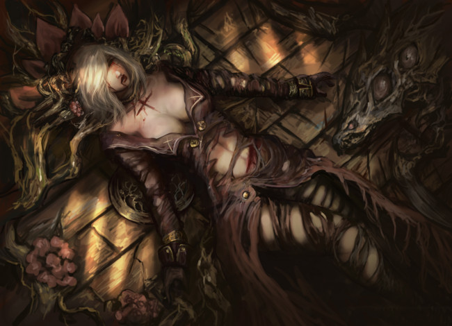 Обои картинки фото фэнтези, красавицы и чудовища, девушка, фон