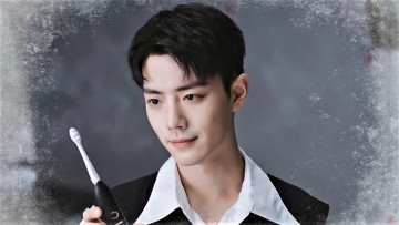 Картинка мужчины xiao+zhan актер лицо зубная щетка