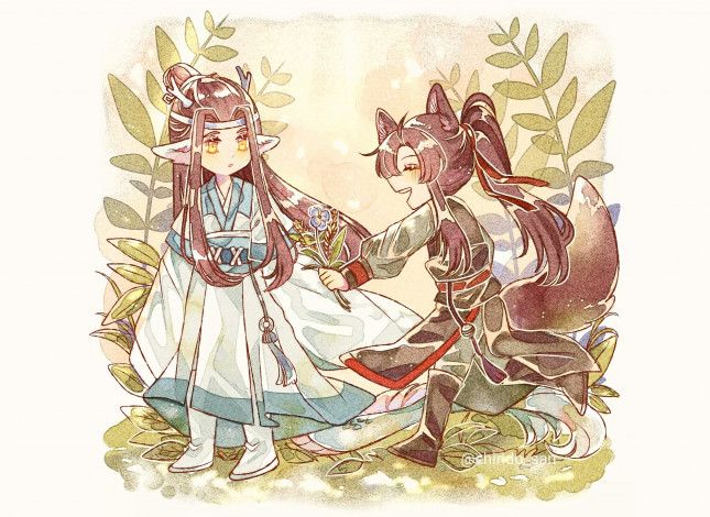 Обои картинки фото аниме, mo dao zu shi, the, untamed, неукротимый, повелитель, чэньцин, мосян, тунсю, mo, dao, zu, shi, магистр, дьявольского, культа