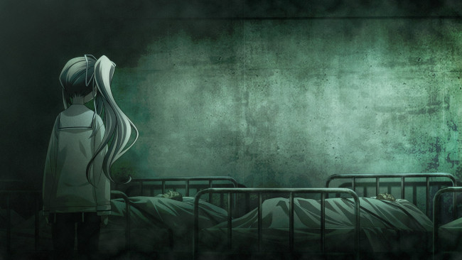 Обои картинки фото аниме, chaos,  head, хаос, дитя