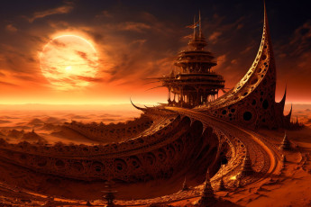 Картинка фэнтези иные+миры +иные+времена нейросети графика нейроарт ai art нейронные сети рисунки нейро искусство абстракция