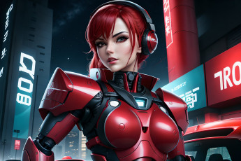 Картинка фэнтези роботы +киборги +механизмы нейросети графика нейроарт ai art нейронные сети рисунки нейро искусство