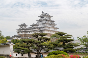 обоя himeji castle, hyogo, japan, города, замки японии, himeji, castle