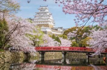обоя himeji castle, hyogo, japan, города, замки японии, himeji, castle