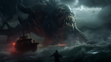 Картинка фэнтези существа нейросети графика нейроарт ai art нейронные сети рисунки нейро искусство