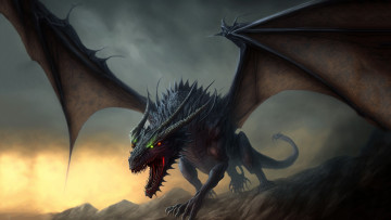 Картинка фэнтези драконы нейросети графика нейроарт ai art нейронные сети рисунки нейро искусство