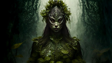 Картинка фэнтези существа нейросети графика нейроарт ai art нейронные сети рисунки нейро искусство