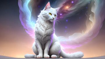 Картинка рисованное животные +коты нейросети графика нейроарт ai art нейронные сети рисунки нейро искусство