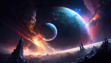 Картинка фэнтези иные+миры +иные+времена нейросети графика нейроарт ai art нейронные сети рисунки нейро искусство