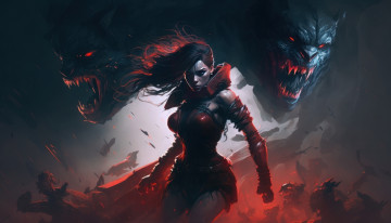 Картинка фэнтези красавицы+и+чудовища нейросети графика нейроарт ai art нейронные сети рисунки нейро искусство