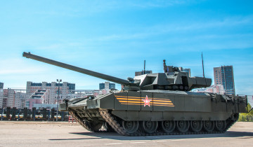 Картинка т-14+«армата» техника военная+техника российский боевой танк необитаемая башня универсальная гусеничная платформа армата объект 148 уралвагонзавод