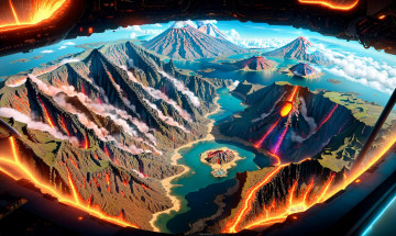 Картинка фэнтези иные+миры +иные+времена нейросети графика нейроарт ai art нейронные сети рисунки нейро искусство