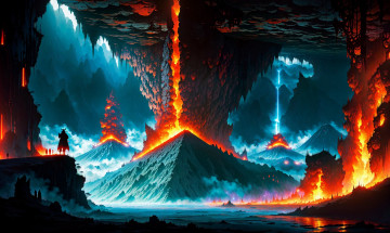 Картинка фэнтези иные+миры +иные+времена нейросети графика нейроарт ai art нейронные сети рисунки нейро искусство