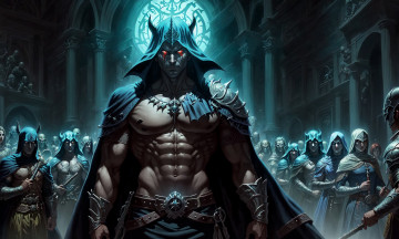 Картинка фэнтези демоны нейросети графика нейроарт ai art нейронные сети рисунки нейро искусство