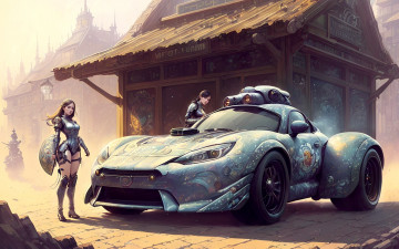 обоя фэнтези, транспортные средства, нейросети, графика, нейроарт, ai, art, нейронные, сети, рисунки, нейро, искусство