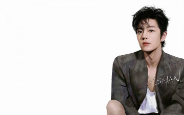 Картинка рисованное люди сяо чжань костюм