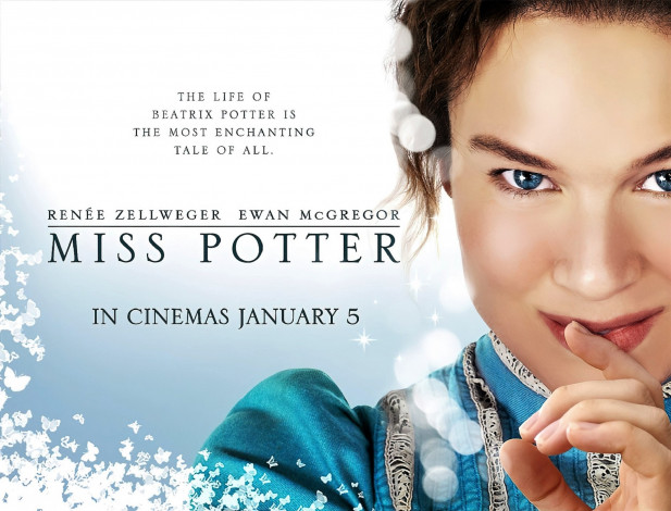 Обои картинки фото кино фильмы, miss potter, женщина, лицо