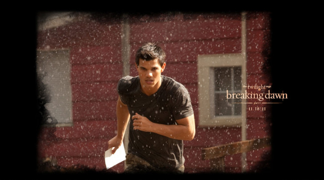 Обои картинки фото кино фильмы, the twilight saga,  breaking dawn part 1, оборотень, дождь, дом