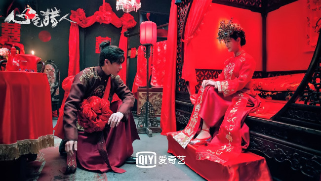 Обои картинки фото кино фильмы, psych-hunter, пара, савдьба