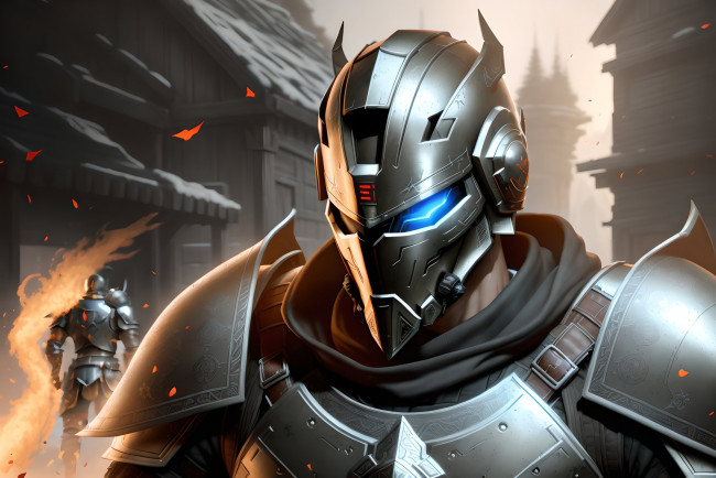 Обои картинки фото фэнтези, роботы,  киборги,  механизмы, нейросети, графика, нейроарт, ai, art, нейронные, сети, рисунки, нейро, искусство