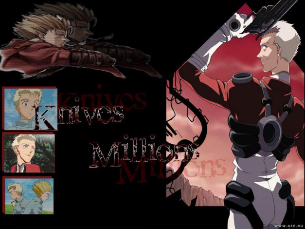 Обои картинки фото аниме, trigun