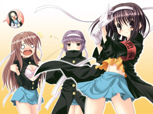 Картинка the melancholy of haruhi suzumiya аниме