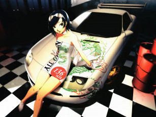 Картинка аниме weapon blood technology