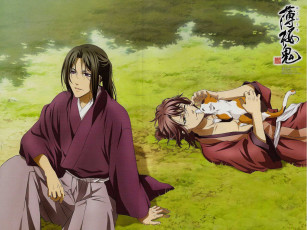 обоя hakuouki, shinsengumi, kitan, аниме, hakuoki
