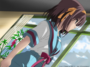 Картинка the melancholy of haruhi suzumiya аниме