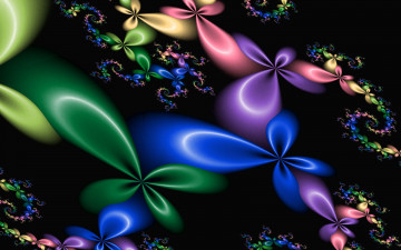 Картинка 3д графика fractal фракталы