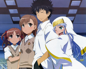 Картинка аниме toaru majutsu no index девушки