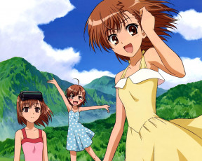 Картинка аниме toaru majutsu no index девушки