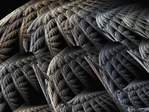 Картинка 3д графика fractal фракталы фрактал тёмный узор