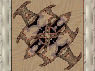 Картинка 3д графика fractal фракталы фрактал узор цвета