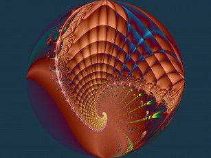 Картинка 3д графика fractal фракталы тёмный абстракция узор фон