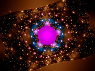 Картинка 3д графика fractal фракталы узор тёмный фрактал