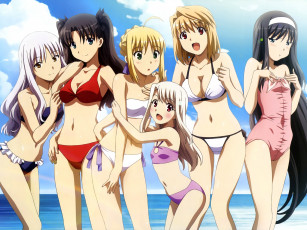 Картинка аниме fate stay night девушки