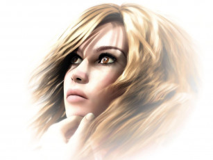 Картинка рисованные люди глаза волосы взгляд