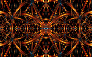 Картинка 3д графика fractal фракталы абстракция