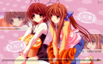 Картинка аниме clannad девушки