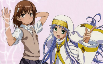 Картинка аниме toaru majutsu no index девушки