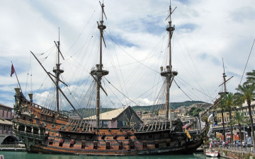 Картинка корабли парусники фрегат