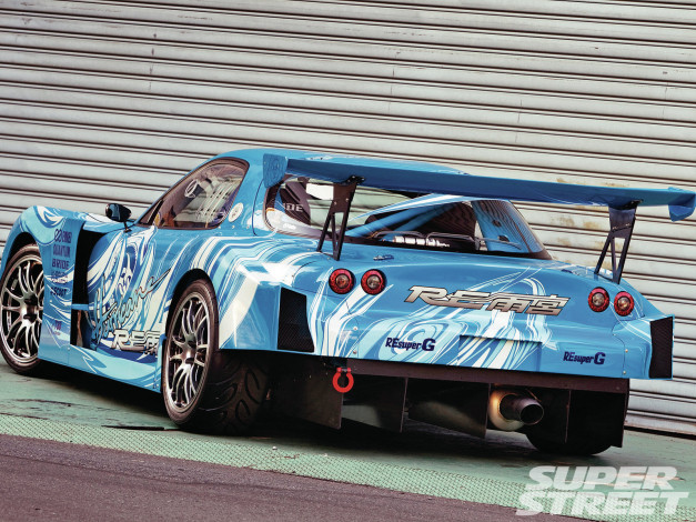 Обои картинки фото 1998, mazda, rx7, fd3s, hurricane, автомобили