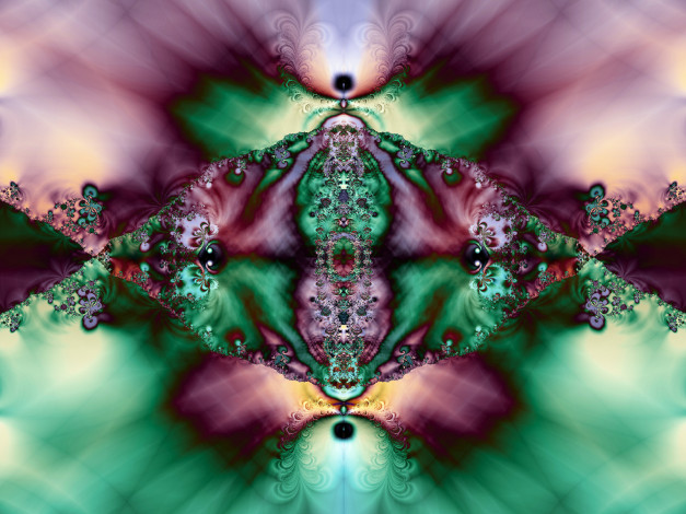 Обои картинки фото 3д, графика, fractal, фракталы, фрактал, узор, цвета, тёмный